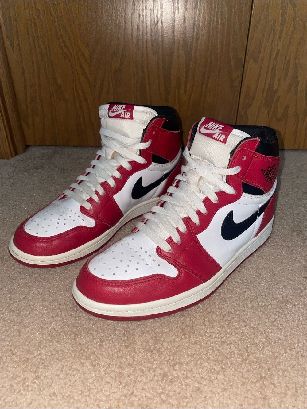 Nike 2015 Miles Morales “Spiderman” White/Red/Black Men's High Sneakers- No box - Picture 3 of 7